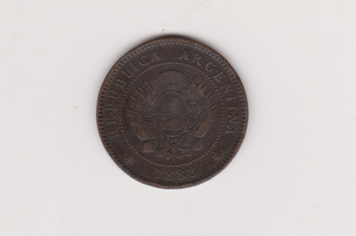 Moneda Argentina 1 Centavo Año 1888 Muy Bueno