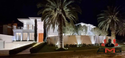 Imagem 1 de 30 de Mansão Luxuosa À Venda Com 7 Suítes No Módulo 21 - Riviera De São Lourenço - Ca1026