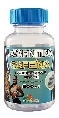 Imagen 1 de 1 de L-carnitina Cafeina 800 Mg 60 Capsulas