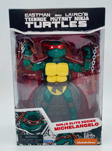 ### Playmates Tmnt Ninja Elite Series Michelangelo Comic