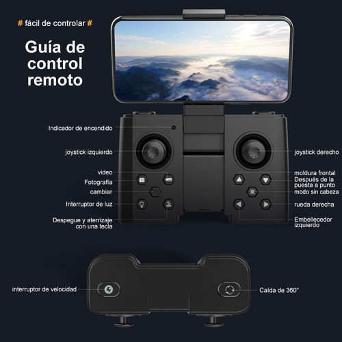 Min Drone Ls-e525 Pro Doble Cámara 4k + 2 Baterías Empezando