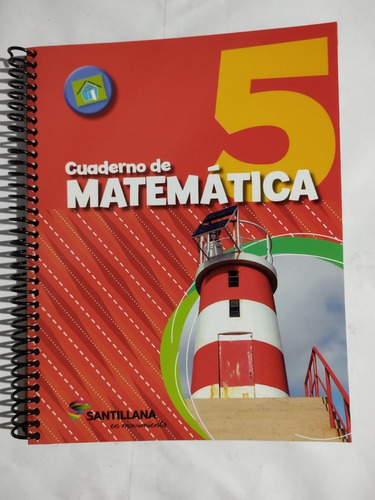 Cuaderno De Matemática 5 Santillana En Movimiento Nuevo (Usado)