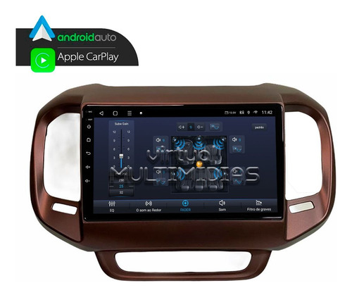 Central Multimídia Toro 17 A 21 9pol Kronos + Carplay + 4g