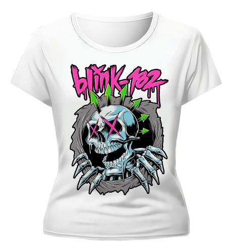 Remera Blink 182 Banda Diseños! Dama