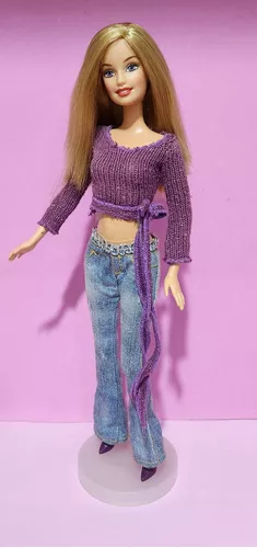 Vendo Barbie Original com Roupas Original, Brinquedo Barbie Usado 84110462