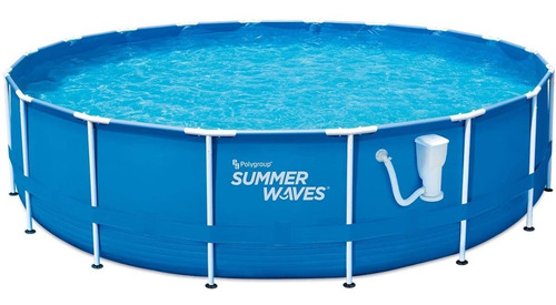 Juego De Piscina Con Marco De Metal Marca Summer Waves