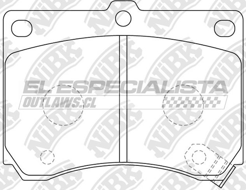 Pastillas De Freno Mazda Mx-3 1.6 1993 Nibk