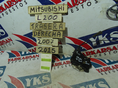 Chapa Con Cierre Trasera Derecha Mitsubishi L200 2007-2015