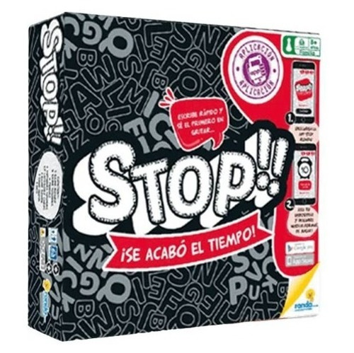 Juego Stop!! Se Acabo El Tiempo Juego De Mesa Ronda - V.a.j.