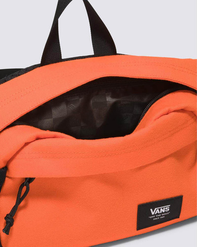 Cangurera Crossbody Vans Bounds Naranja Diseño De La Tela Lisa