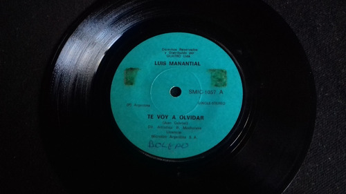 Single Luis Manantial - Cae La Tarde