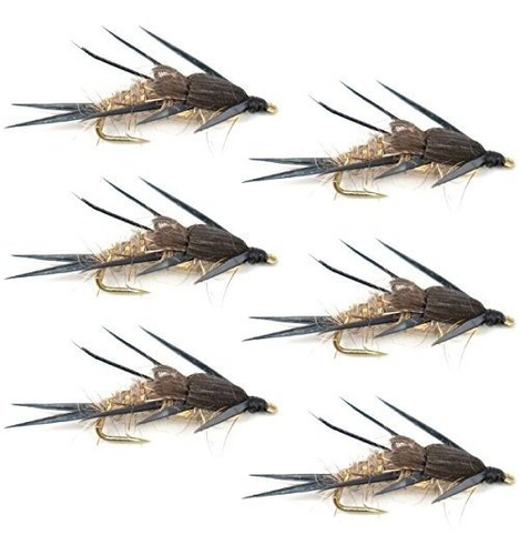 Señuelo - The Fly Fishing Place Double Bead Gold Ribbed Hare