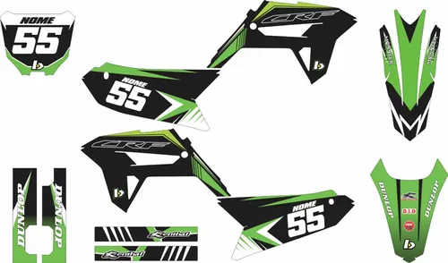 Adesivos Proteção Laminados Moto Trilha Motocross Crf 230 2015 2016 2017  2018 2019 CA-16701