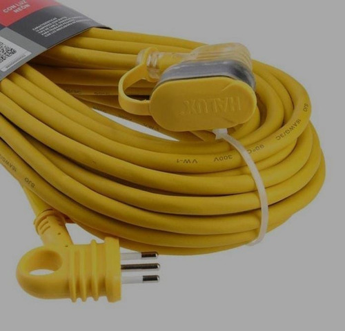 Extensión Eléctrica Profesional 20 M Amarillo