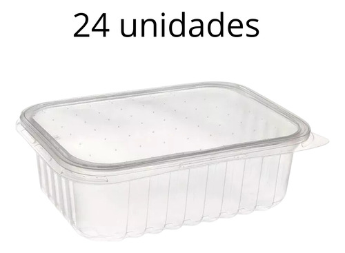 Embalagem Descartável Marmita Freezer Micro Ondas 500ml 24un