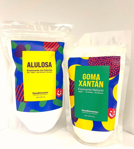 1 Kg De Alulosa + 500 G De Goma Xanthan 