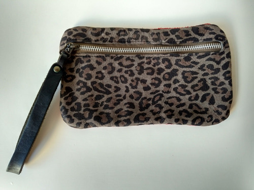 Sobre Clutch Cuero Vacuno Nobuck  Oferta! 