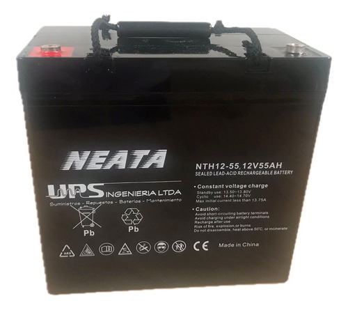 Batería Neata 12v 55ah Importadores - 12 Voltios 55 Amperios