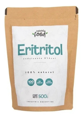 Eritritol Natural Food | 500g | Apto Keto | 100% Natural