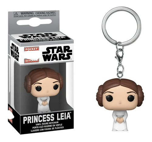 Llavero Princesa Leia / Star Wars Incluye Caja Funko