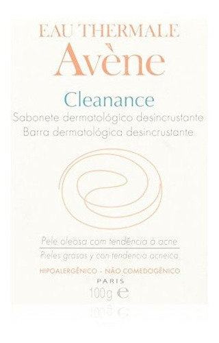 Avene Cleanance Barra Dermatológica Desincrustante 100gr