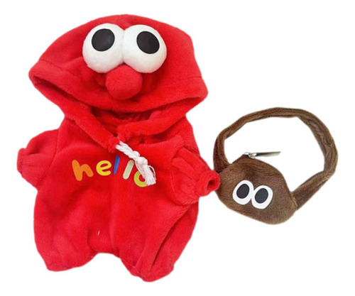 Ropa De Muñeca De Peluche De 15 Cm Y 17 Cm, Ropa De Rojo