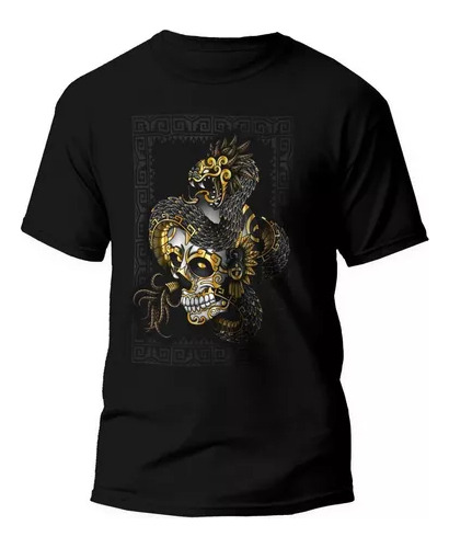 Remera Quetzalcoatl, Mexicas Unisex