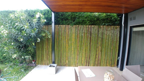Imagen 2 de 10 de Cerco De Caña Tacuara - Pergolas Caña Bambu - 1m X 2.00 Alto