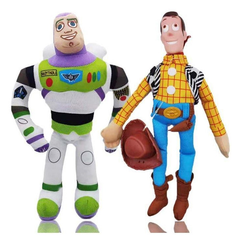 2pcs Toy Story Woddy Buzz Muñeco Peluche Juguete Cumpleaños 