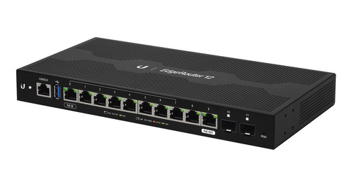 Router Ubiquiti Edgerouter 12 Con 10 Puertos 1000 Mbps 2 Sfp