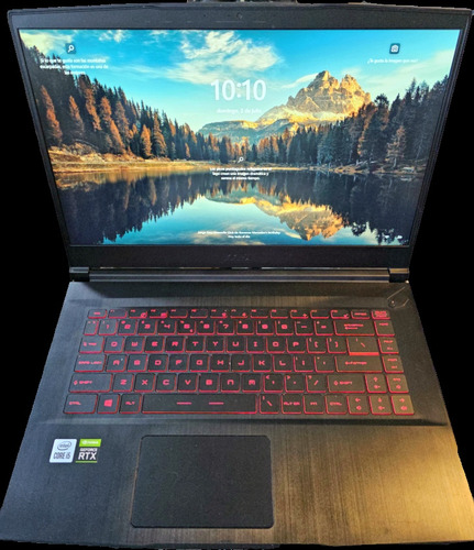 Notebook Gamer Msi Gf65 Thin. Core I5 10500h/16 Gb Ram/1,5 T