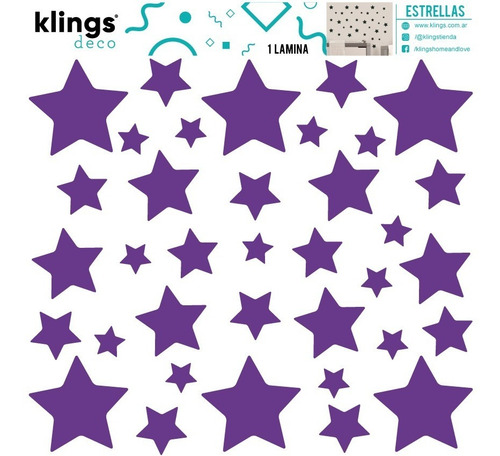 Vinilos Decorativos Estrellas Trama Estrella