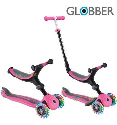 Imagen 2 de 9 de Globber Monopatin 3 En 1 Go Deluxe Andador De Paseo