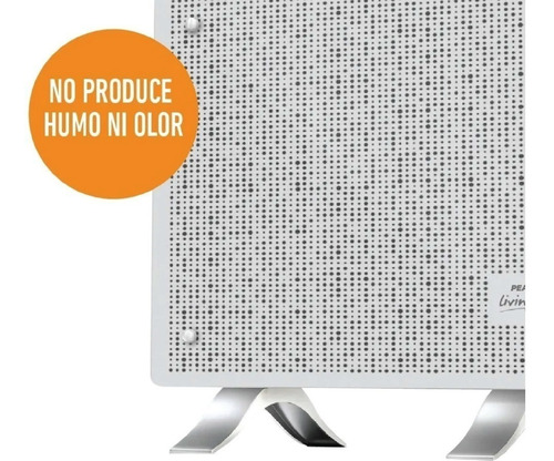 Imagen 3 de 11 de Panel Vitroconvector Peabody 1000w Pe-vc10b Blanco Lh