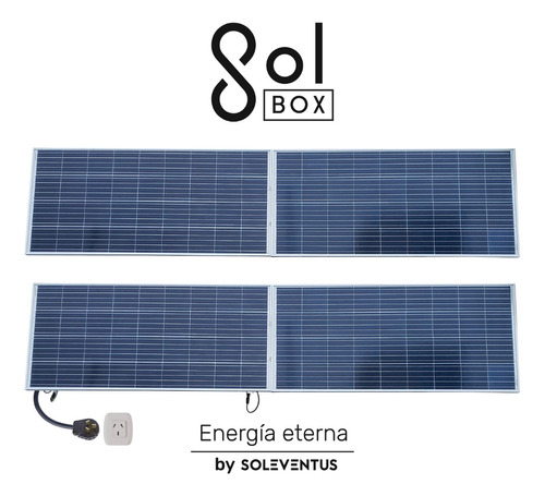 Kit Solar Autoinstalable  De 4 Paneles - 640wp