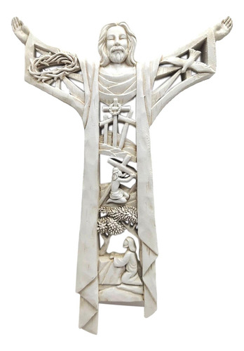 Escultura De Pared Figuras De Jesús Dormitorio Decoración