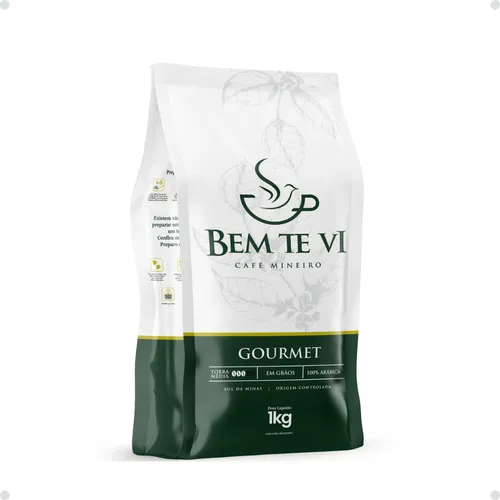 comprar 1kg Café Torrado Em Grãos Torra Média Gourmet Selecionado 100% Arábica - Origem Pequenos Produtores, Sul de Minas.