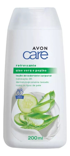 Loção Corporal Avon Care Refrescante Aloe Vera E Pepino 