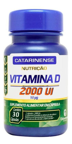 Vitamina D 2000 Ui 30 Cápsulas