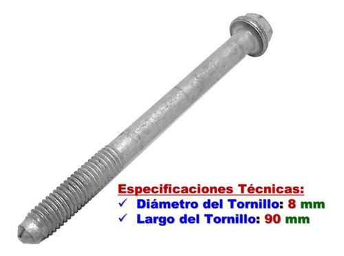 Tornillo Caja Fiat Tempra 1.6 M 8 X 90 - Precio X2 Tornillos
