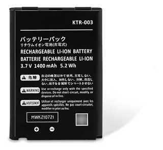 Batería Ktr-003 Compatible Con Nintendo New 3ds 1400 Mah