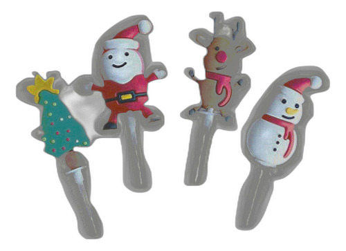 Adorno Navideño Soft Glue Santa Claus (2 Piezas)