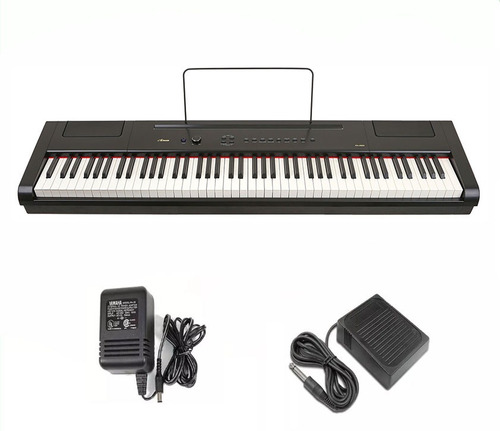 Piano Eléctrico Artesia Pa88h + Pedal + Fuente - Plus