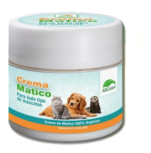 Crema De Matico Orgánico Para Mascotas Allgreen 60ml