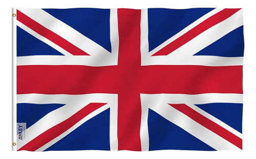 Bandera Anley , Reino Unido , 105 Cm X 90 Cm , De Poliester
