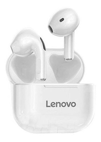 Imagen 1 de 4 de Auriculares In-ear Bluetooth Lenovo Lp40 Pro Blanco Cuotas 