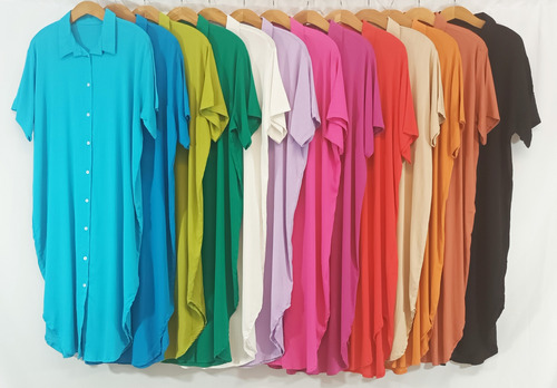 Camisa Vestido Lino
