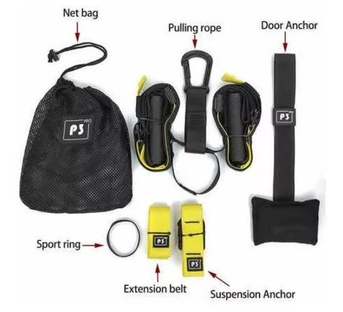 Banda Resistencia Suspensión Tipo Trx Crossfit