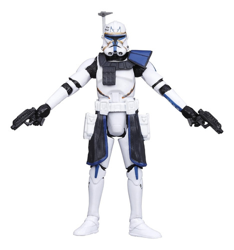 Captain Rex Black Series 3.75 Star Wars #09 Clone Wars Rebel (Usado)