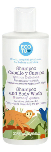  Shampoo Para Bebé Quinoa Deliciosa 200ml Ecotu